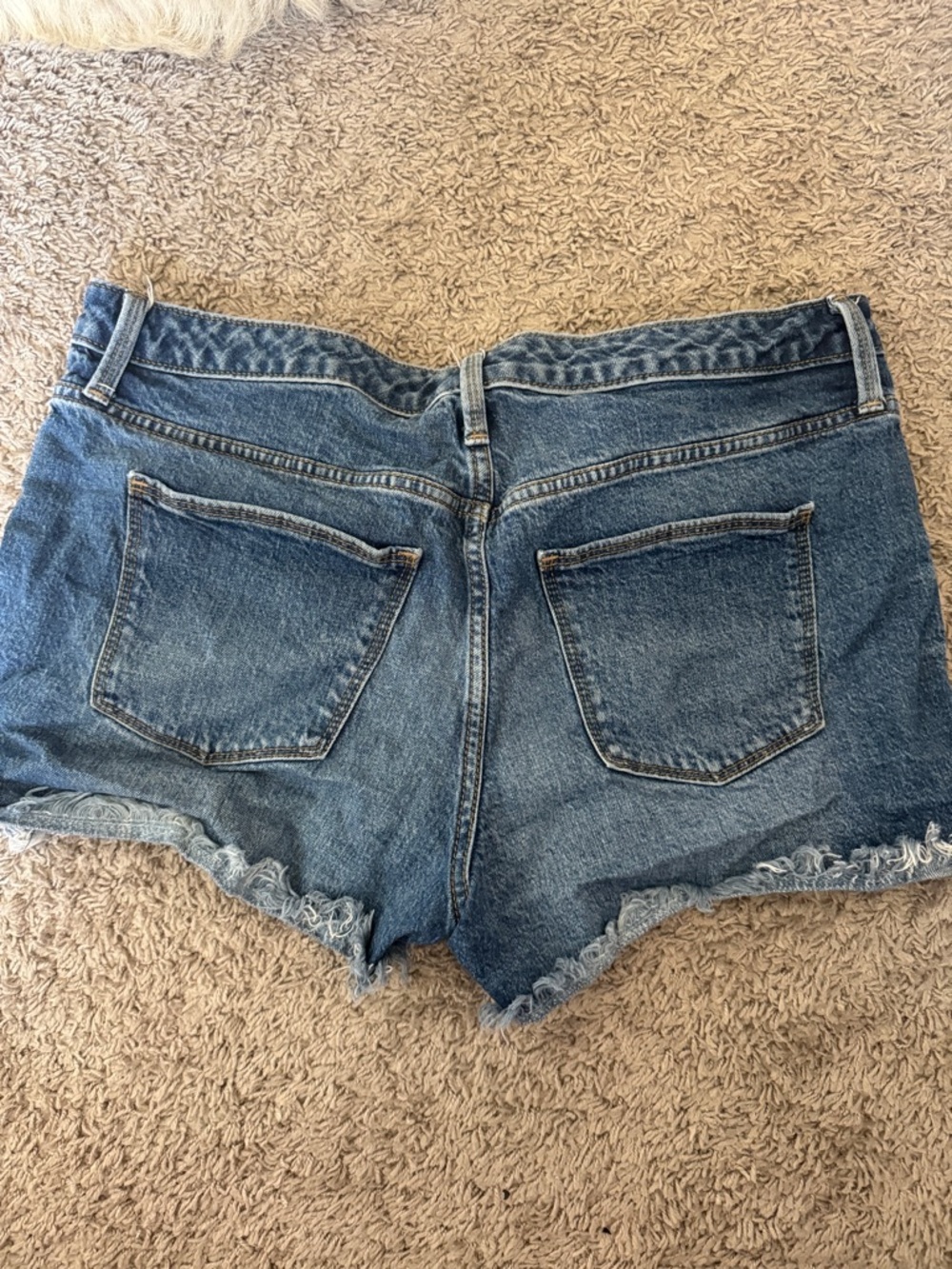 Universal Thread Medium Blue Frayed Denim Shorts / BB15 - Picture 4 of 4
